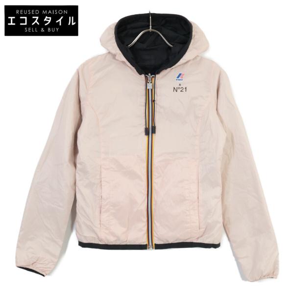 N゜21 ヌメロ ヴェントゥーノ ×K・WAY 17年 ブラック×ピンク ナイロン