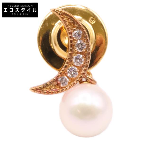 ★美品★ MIKIMOTO ミキモト パール ブローチ ピエロ 三日月 MIKIMOTO ミキモト シルバー パール 真珠 ピエロ 三日月