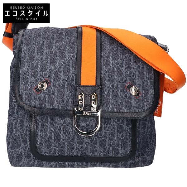 Dior ショルダーバッグ ネイビー/オレンジ wine-king_7889900000004287