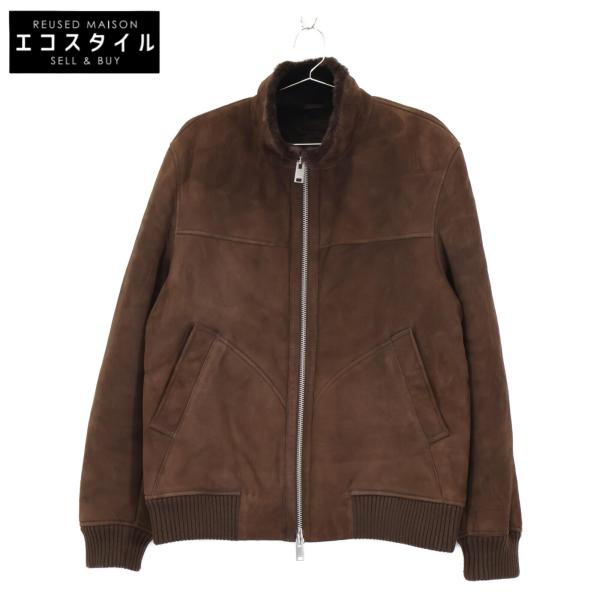ALBAFORNARI スエードレザージャケット 茶ブラウン XL ブルゾン ALBAFORNARI スエードレザージャケット 茶ブラウン XL ブルゾン