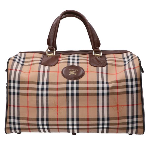 Burberry's バーバリーズ オークション ノヴァチェック 本物 ブラウン