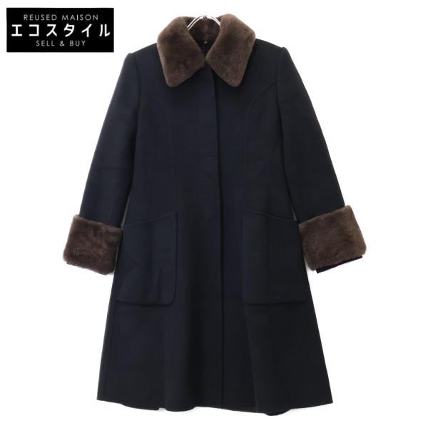 フォクシー　カシミヤ　ニットジャケット　ハミング　カシミヤ　ヌートリア FOXEY BOUTIQUE フォクシーブティック ブラック 25858 カシミヤ100