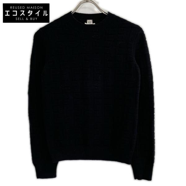 エルメス HERMES LOUNGEWEAR VOYAGE ラウンジウェアヴォヤージュ ニット 衣料品 トップス ウール レディース ブラック系 2H2630DA 【中古】 HERMES エルメス 2H2630DA ブラック ウール ラウンジウェア