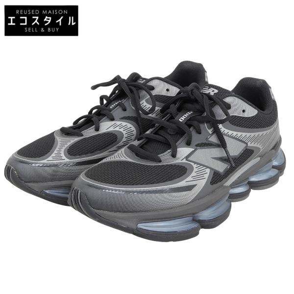 美品 New Balance ニューバランス BLACK SILVER ABZORB シューズ メンズ ブラック 27cm U2000EA