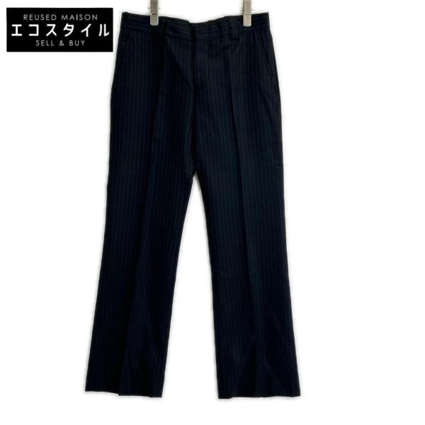 GUCCI（グッチ） 201-1110-4209 ブラック ピンストライプ パンツ
