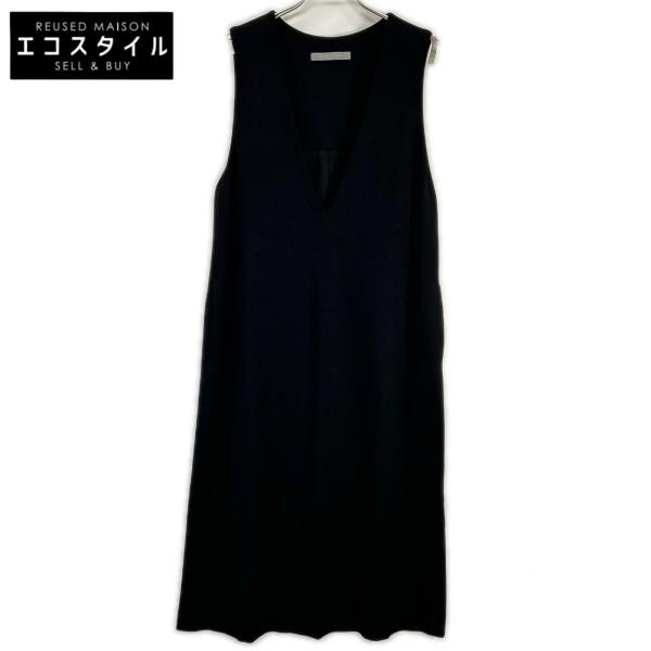 theory luxe（セオリーリュクス） ブラック ノースリーブ ワンピース