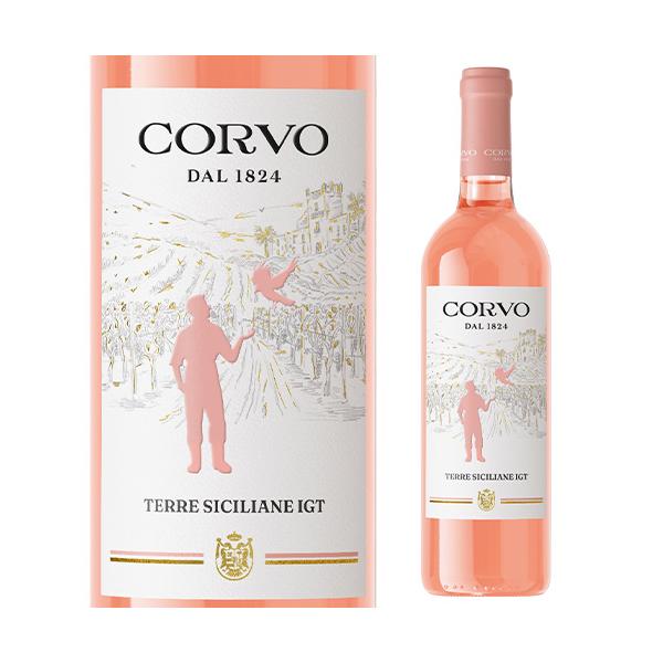 ロゼワイン コルヴォ ロゼ ドゥーカ ディ サラパルータ 750ml イタリア シチリア 長S