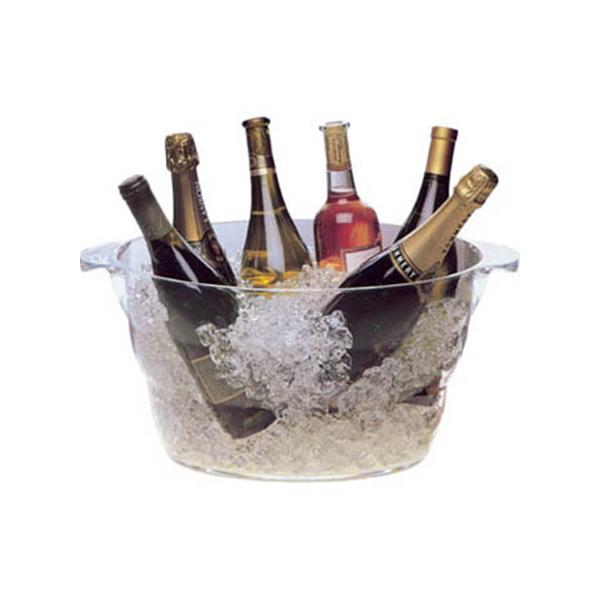 スタンダードなワインボトルでしたら6本可能、日本酒やジュースを冷やす時もスタイリッシュに場を彩ります。商品名：アクリルウェイブ パーティクーラー(6本用】ブランド：-本体サイズ：４８３×２７７×２３０容量：レギュラーボトル６本梱包サイズ：-...