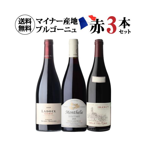 1本あたり5,990円(税込) 送料無料 マイナーブルゴーニュ赤3本セット 7弾 750ml イランシー モンテリー ラドワ ワインセット 浜運A