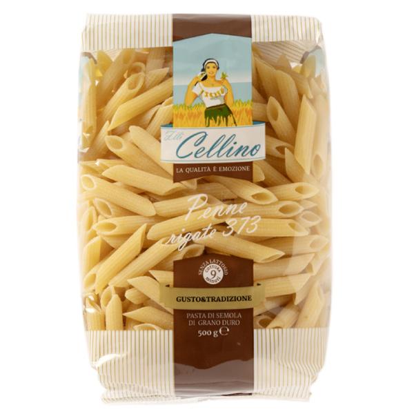 ペンネ リガーテ　/　チェッリーノ　500g　(パスタ)　