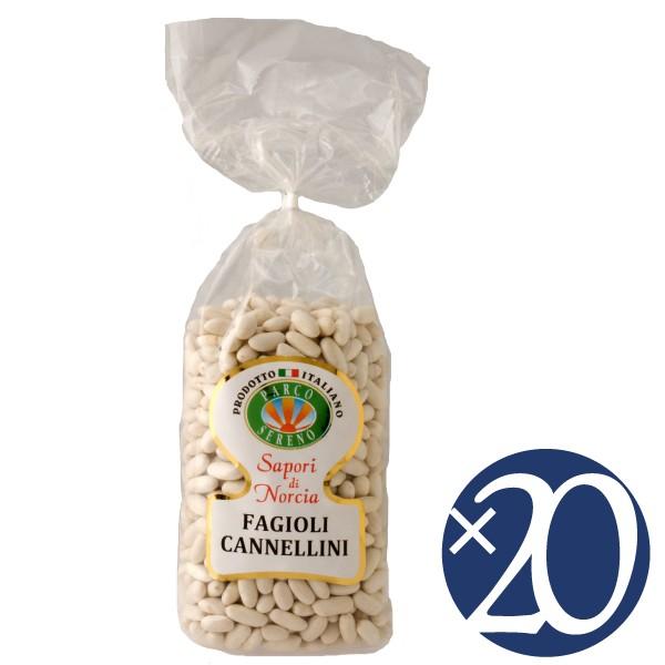 カンネッリーニ（白インゲン豆/小粒）/カステッルッチョ協同組合　500g×20袋　(豆類)　