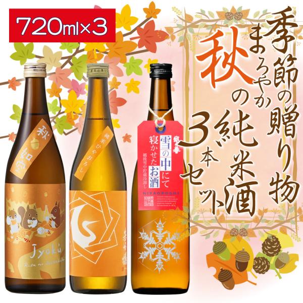 日本酒 3本セット 2025年製造 送料込】【2025年】ワンランク上の高級酒 季節の贈り物 まろやか