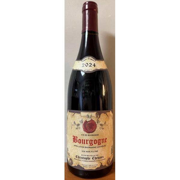 ワイン クリストフ シュヴォー ブルゴーニュ ルージュ 2024 Christophe Chevaux Bourgogne Rouge 6本限定