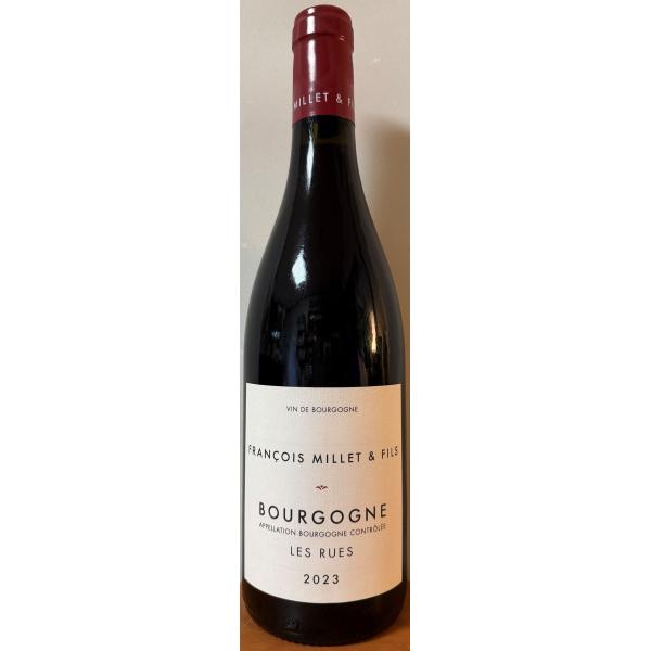 ワイン フランソワ ミエ エ フィス ブルゴーニュ レ リュー 2023年 正規品 1本限定 FRANCOIS MILLET BOURGOGNE ROUGE LES RUES 問屋経由品