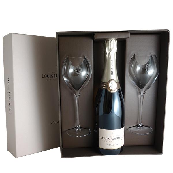 ルイ ロデレール コレクション244 デュオ 2グラスセット N.V年
