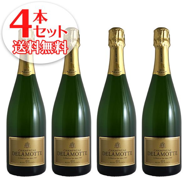 送料無料)4本セット ドゥラモット ブラン ド ブラン ミレジム 2014年