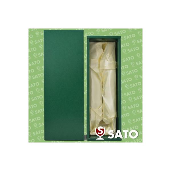 アルザスワイン等に・ギフトボックス（緑）　ロングワイン（750ml・720ml）専用1本用　クリーム布張り【K-115】