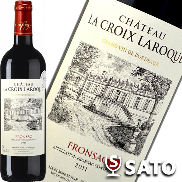シャトー・ラ・クロワ・ラロック　フロンサック　2011　赤　750ml　東京実業貿易　ボルドー