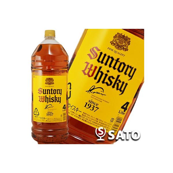 サントリー 角瓶　4Lペット SUNTORY サントリー 角瓶 ペットボトル 4L : ワインクラブ