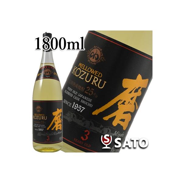 メローコヅル・磨　長期貯蔵焼酎　麦・米焼酎 25度　1800ml