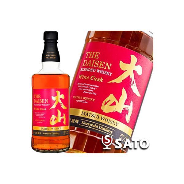 大山　赤ワインカスク　マツイウイスキー　40度　700ml　THE DAISEN　ブレンデッドウイスキー