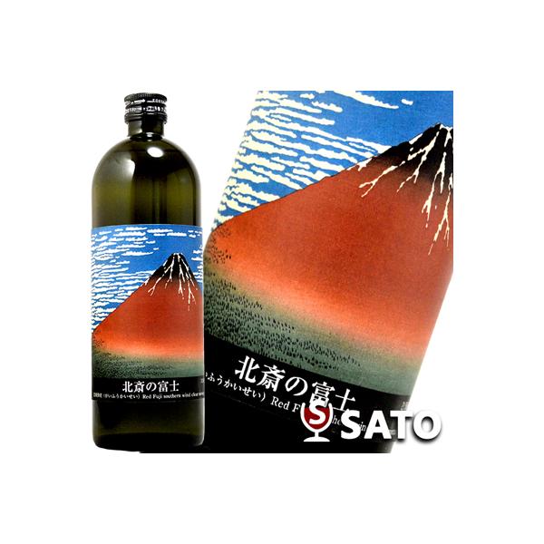 北斎の富士　芋　25度　720ml　凱風快晴　いも焼酎　酒のさとうオリジナル商品　信州　小布施　葛飾北斎　富士山　冨嶽三十六景