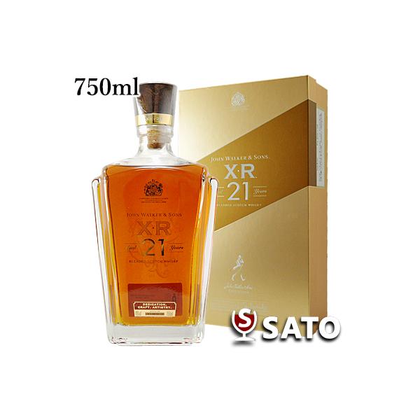 【未開栓・箱付】ジョンウォーカー＆サンズ XR 21年 750ml ウイスキー ジョニーウォーカー（JOHNNIE WALKER） ジョンウォーカー＆サンズ XR