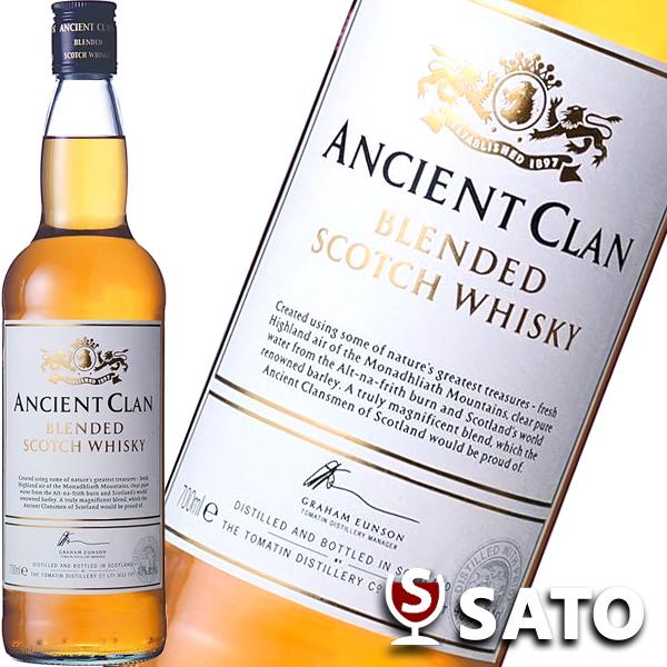 エンシェントクラン　40度　700ml　ブレンデッド・スコッチ・ウイスキー