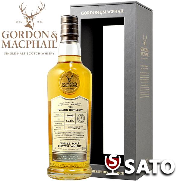 トマーティン　2009　15年　コニサーズチョイス　ゴードン＆マクファイル　52.8度　700ml　専用箱入り　G＆M　ハイランドモルト