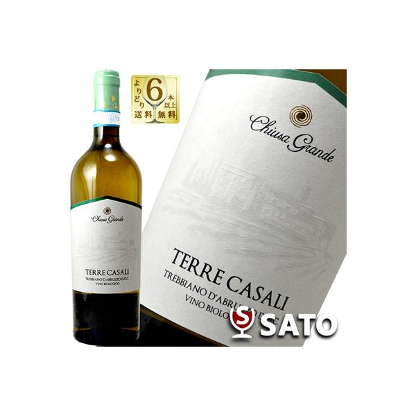 テッレ　カサーリ　トレッビアーノ・ダブルッツォ　ビオワイン　白　750ml　トレビアーノ・ダブルッツォ