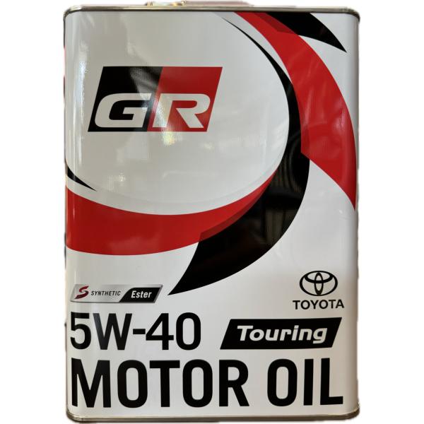 トヨタGRオイル5w40 TOYOTA(トヨタ) GAZOO Racing 純正 GR MOTOR OIL Touring 5W-40 4L