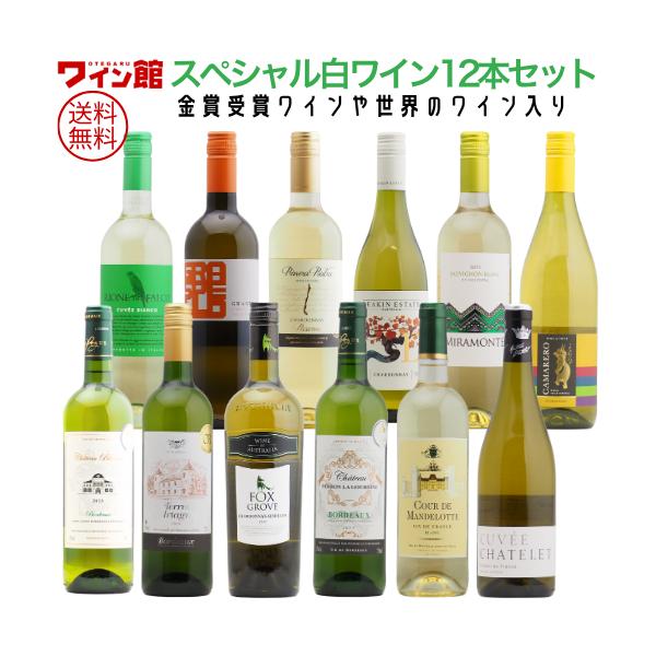 送料無料】＜第66弾＞スペシャル白ワイン12本セット（白12本） 同梱
