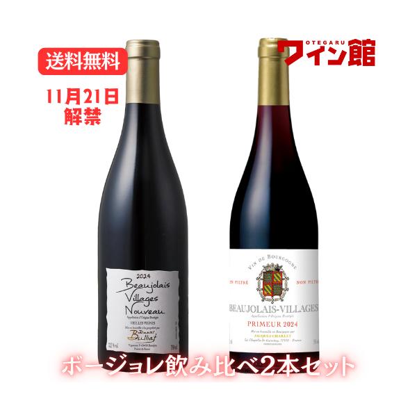 2024年 ボージョレ・ヌーヴォー 赤2本飲み比べセット ダニエル・ブリア 