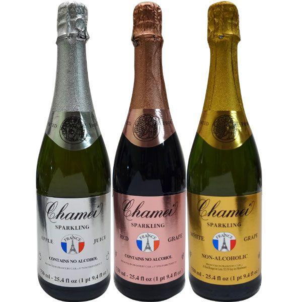 シャメイ ノンアルコールスパークリング750ml 飲み比べ3本セット Naw 3set ワインと地酒の店かたやま 通販 Yahoo ショッピング