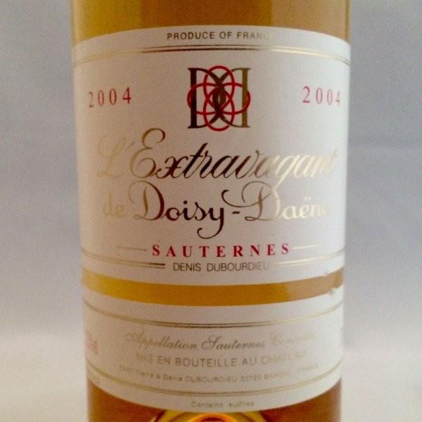 【木箱付】2003年 レクストラヴァガン・ド・ドワジー・デーヌ 375ml ワインの道～ デザートワインの頂点 究極のソーテルヌ レクストラヴァ