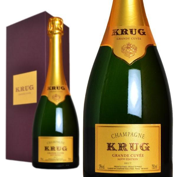 クリュッグ グランド・キュヴェ ブリュット エディション163 箱入り 750ml 並行 （フランス シャンパン 白） 家飲み