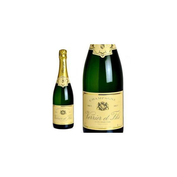 シャンパーニュ ヴェリエ・エ・フィス キュヴェ・ピノ・ノワール ブリュット （フランス・シャンパン） 家飲み 巣ごもり 応援