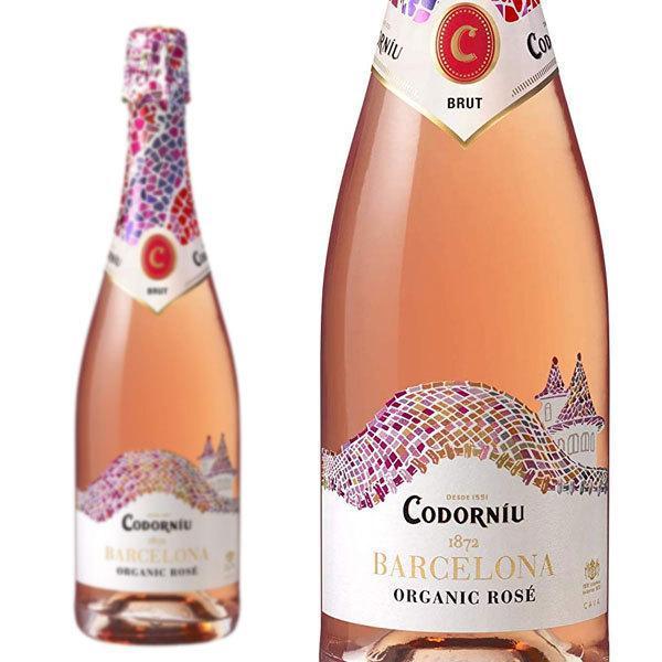 コドーニュ バルセロナ 1872 ロゼ オーガニック 750ml (スペイン スパークリングワイン ロゼ) 家飲み 巣ごもり :0400001008072:うきうきワインの玉手箱 通販 コドルニウ バルセロナ 1872 グラス付き 750ml