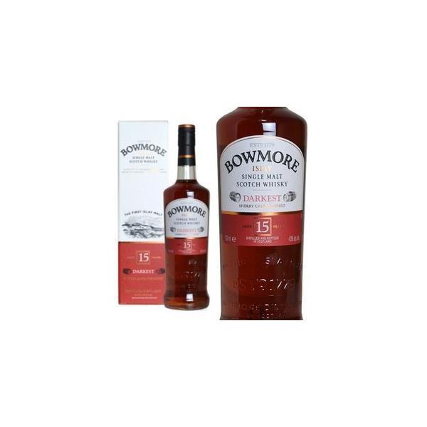 ボウモア 15年 ダーケスト 700ml 43％ ギフト 箱入り （シングルモルト