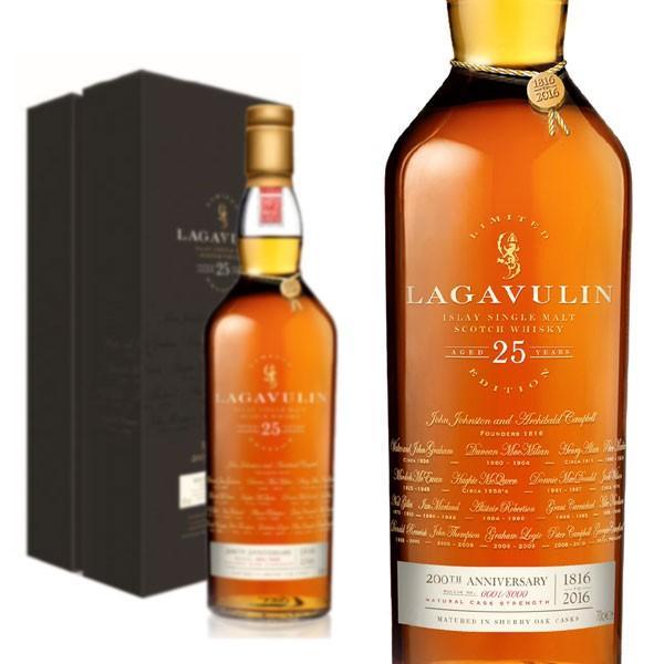 ラガヴーリン 25年 200周年記念 51.7°　700ml 新品 箱入 ラガヴーリン 25年 200周年記念ボトル 51.7％ 700ml 箱入り 正規