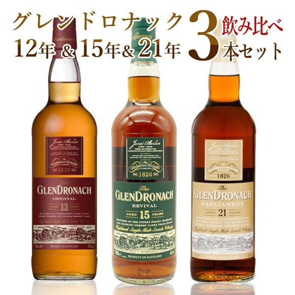 グレンドロナック12年 2本セット 送料無料 飲み比べセット】【箱入 正規品】ザ グレンドロナック