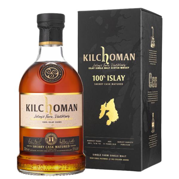 キルホーマン No.1 for Japan(シングルモルト　スコッチウィスキー) 正規品 箱入】キルホーマン 100％アイラ 11 シェリーカスク アイラ