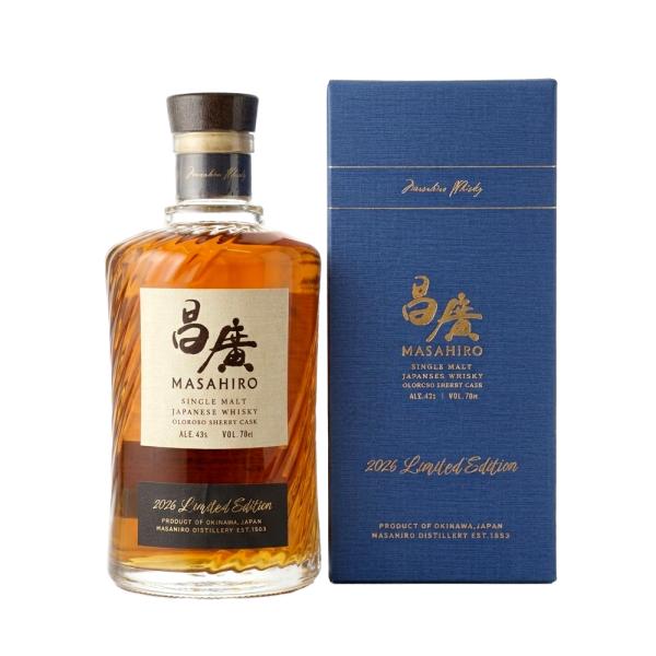 【正規品 箱入】昌廣 シングル モルト ジャパニーズ ウイスキー オロロソ シェリー カスク 700ml 43％