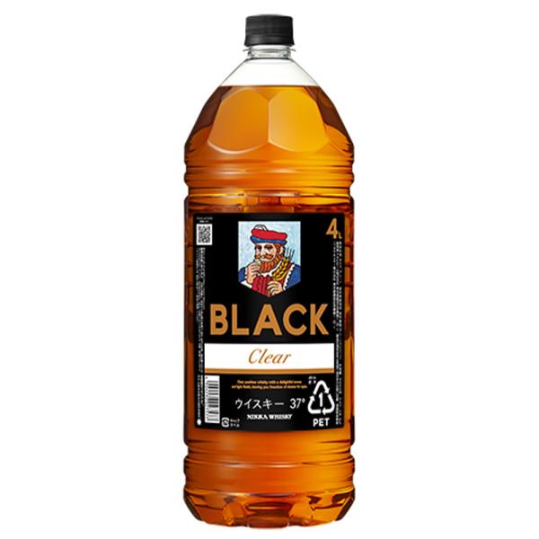【送料無料】【正規品 4000ml】ブラックニッカ クリア ブレンデッド ウイスキー ニッカウイスキー 正規品 4000ml 37％ ブラックニッカクリア 4L 大容量