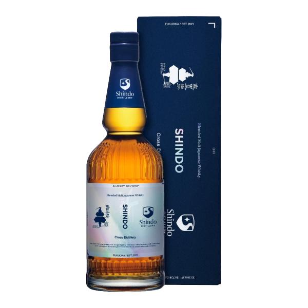 【あすつく】【送料無料 正規品 箱入】新道 CROSS DISTILLERY 01 ブレンデッド モルト ジャパニーズ ウイスキー 新道蒸留所 亀田蒸留所 700ml 50％