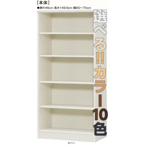 オーダー壁面収納 高さ149．9cm幅60〜70cm奥行46cm