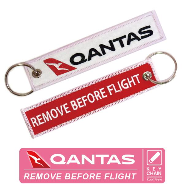 KoolKrew カンタス 航空 タグ キーホルダー Qantas REMOVE BEFORE FLIGHT フライトタグ 旅行 オーストラリア 飛行機 航空 グッズ アイテム