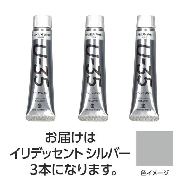 ターナー U35 イリデッセントシルバー20ml 3個