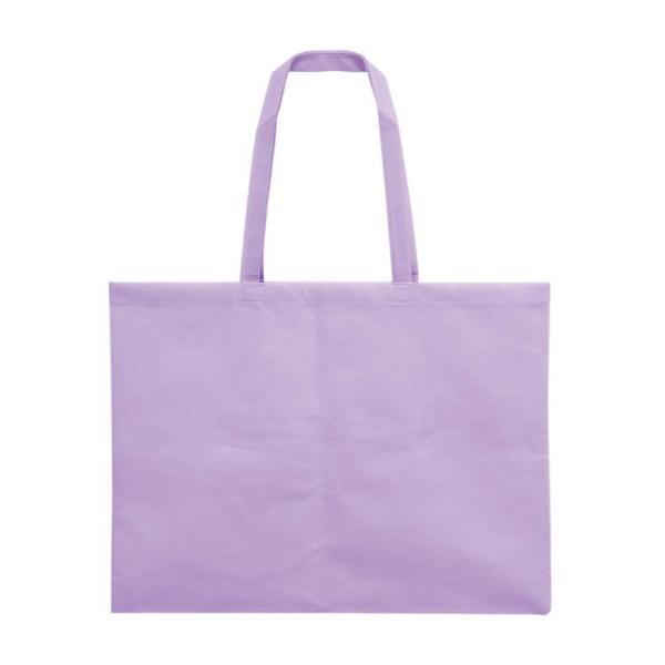 カラー不織布バッグ 5cmマチ付き 大（62×45cm） 薄紫 : 手芸問屋