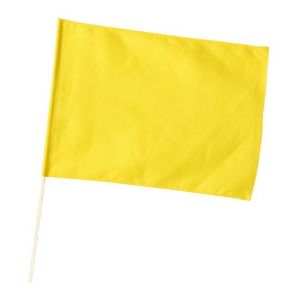 小旗 黄 旗:W41×H30cm 旗竿:45cm（φ8mm）